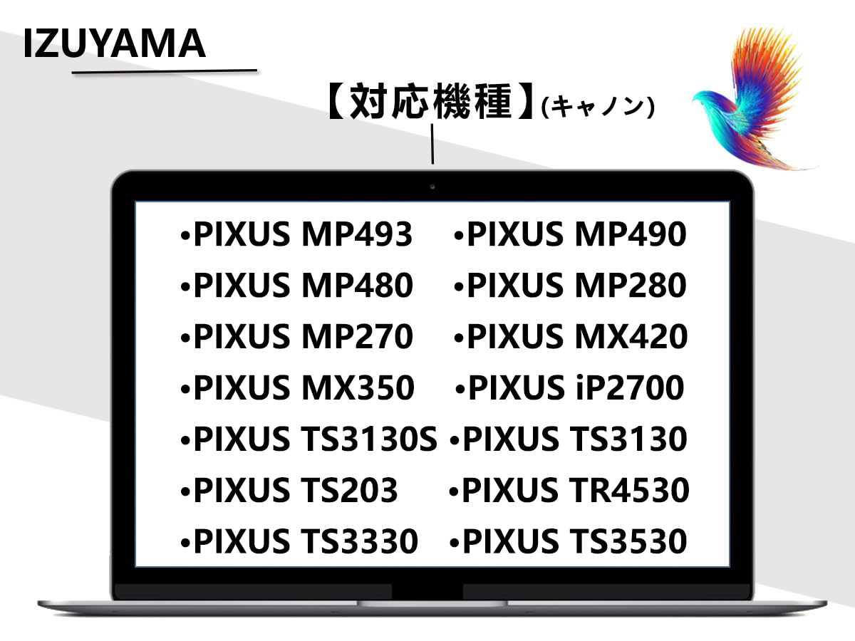 Amazon.co.jp: BC-310/BC-345/BC-365共通(BK ブラック)×3 + BC-311/BC